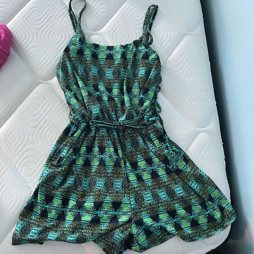 Multicolored romper
